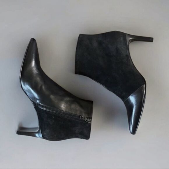 Rag & Bone Beha Stiletto Boot in Black Suede & Leather - Picture 5 of 16